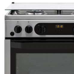 Hotpoint HDM67G0CCX/UK 60cm Double Gas Cooker With Gas Hob -Prime Kitchen hotpoint hdm67g0ccx uk 60cm double gas cooker with gas hob5054645593231 02c bq