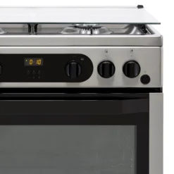 Hotpoint HDM67G0CCX/UK 60cm Double Gas Cooker With Gas Hob -Prime Kitchen hotpoint hdm67g0ccx uk 60cm double gas cooker with gas hob5054645593231 03c bq