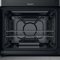 Hotpoint HDM67G0CCX/UK 60cm Double Gas Cooker With Gas Hob -Prime Kitchen hotpoint hdm67g0ccx uk 60cm double gas cooker with gas hob5054645593231 12i bq