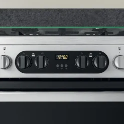 Hotpoint HDM67G8C2CX/UK_SI 60cm Double Electric & Gas Cooker With Gas Hob - Silver Effect 23 Hotpoint HDM67G8C2CX/UK_SI 60cm Double Electric & Gas Cooker With Gas Hob - Silver Effect -Prime Kitchen hotpoint hdm67g8c2cx uk si 60cm double electric gas cooker with gas hob silver effect5054645593651 09i bq