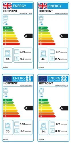 Hotpoint HDM67G8CCB/UK 60cm Double Electric & Gas Cooker With Gas Hob - Black -Prime Kitchen hotpoint hdm67g8ccb uk 60cm double electric gas cooker with gas hob black5054645594870 EUP EN