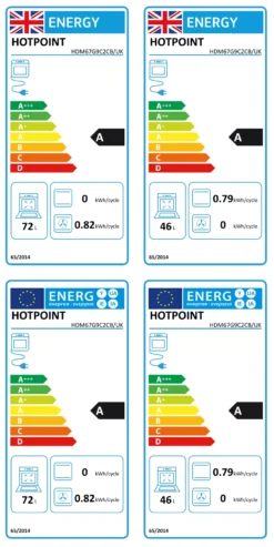 Hotpoint HDM67G9C2CB/UK_BK 60cm Double Electric & Gas Cooker With Gas Hob - Black -Prime Kitchen hotpoint hdm67g9c2cb uk bk 60cm double electric gas cooker with gas hob black5054645594627 EUP EN