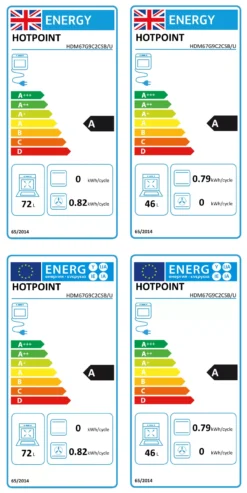 Hotpoint HDM67G9C2CSB/UK_BK 60cm Double Electric & Gas Cooker With Gas Hob - Black -Prime Kitchen hotpoint hdm67g9c2csb uk bk 60cm double electric gas cooker with gas hob black5054645595051 EUP EN