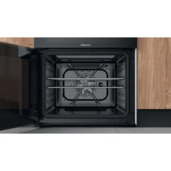 Hotpoint HDM67G9C2CW/UK_BK 60cm Double Electric & Gas Cooker With Gas Hob - White -Prime Kitchen hotpoint hdm67g9c2cw uk bk 60cm double electric gas cooker with gas hob white5054645593330 11i bq