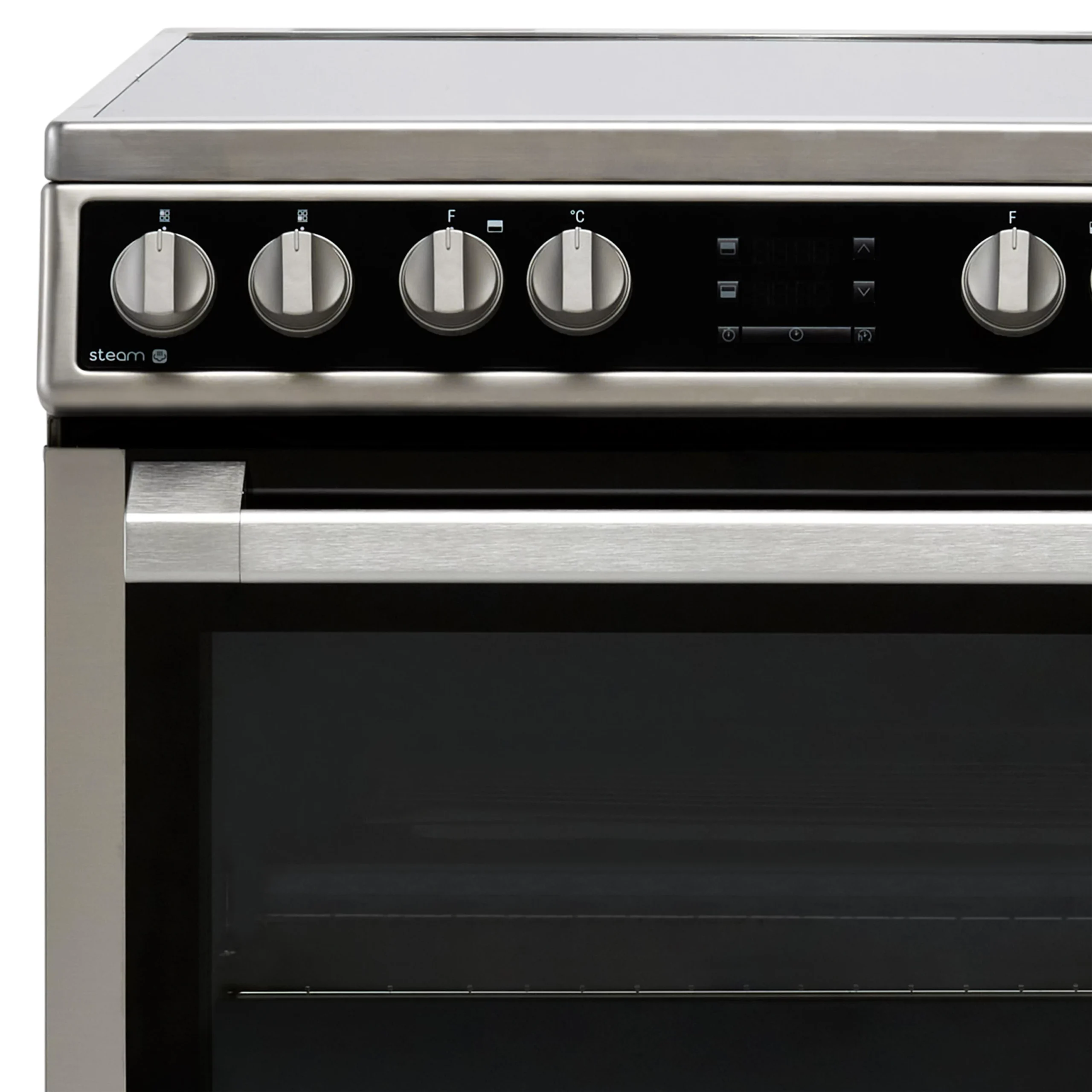 Hotpoint HDM67V8D2CX/UK_BK 60cm Double Electric Cooker With Ceramic Hob - Silver Effect 5 Hotpoint HDM67V8D2CX/UK_BK 60cm Double Electric Cooker With Ceramic Hob - Silver Effect - Image 3