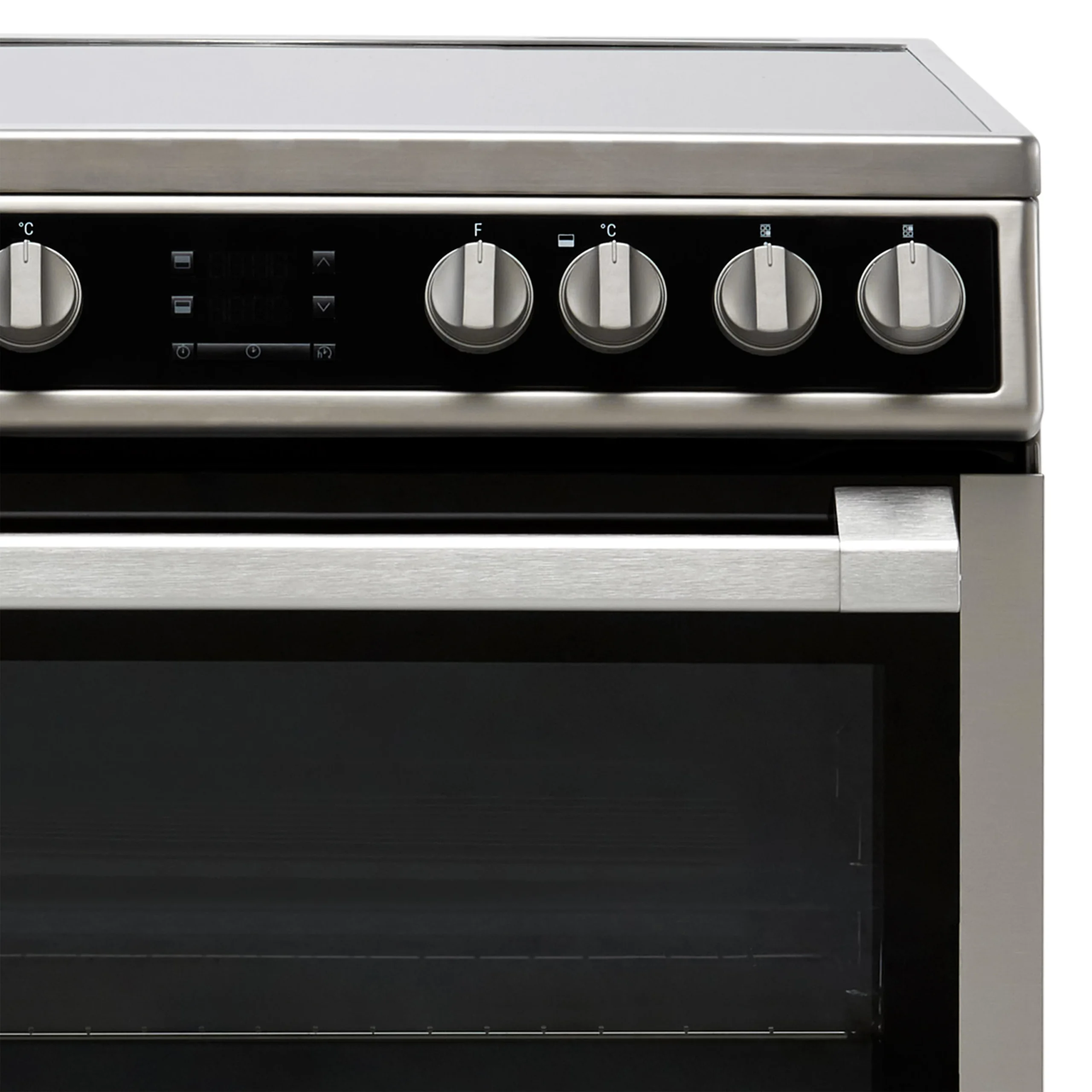 Hotpoint HDM67V8D2CX/UK_BK 60cm Double Electric Cooker With Ceramic Hob - Silver Effect 7 Hotpoint HDM67V8D2CX/UK_BK 60cm Double Electric Cooker With Ceramic Hob - Silver Effect - Image 5