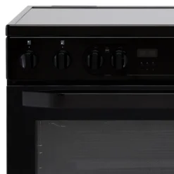 Hotpoint HDM67V9CMB/UK 60cm Double Electric Cooker With Ceramic Hob - Black -Prime Kitchen hotpoint hdm67v9cmb uk 60cm double electric cooker with ceramic hob black5054645593200 03c bq