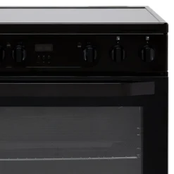 Hotpoint HDM67V9CMB/UK 60cm Double Electric Cooker With Ceramic Hob - Black -Prime Kitchen hotpoint hdm67v9cmb uk 60cm double electric cooker with ceramic hob black5054645593200 04c bq