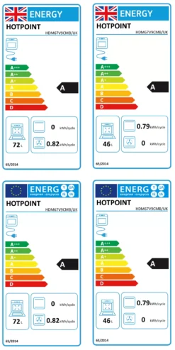 Hotpoint HDM67V9CMB/UK 60cm Double Electric Cooker With Ceramic Hob - Black -Prime Kitchen hotpoint hdm67v9cmb uk 60cm double electric cooker with ceramic hob black5054645593200 EUP EN