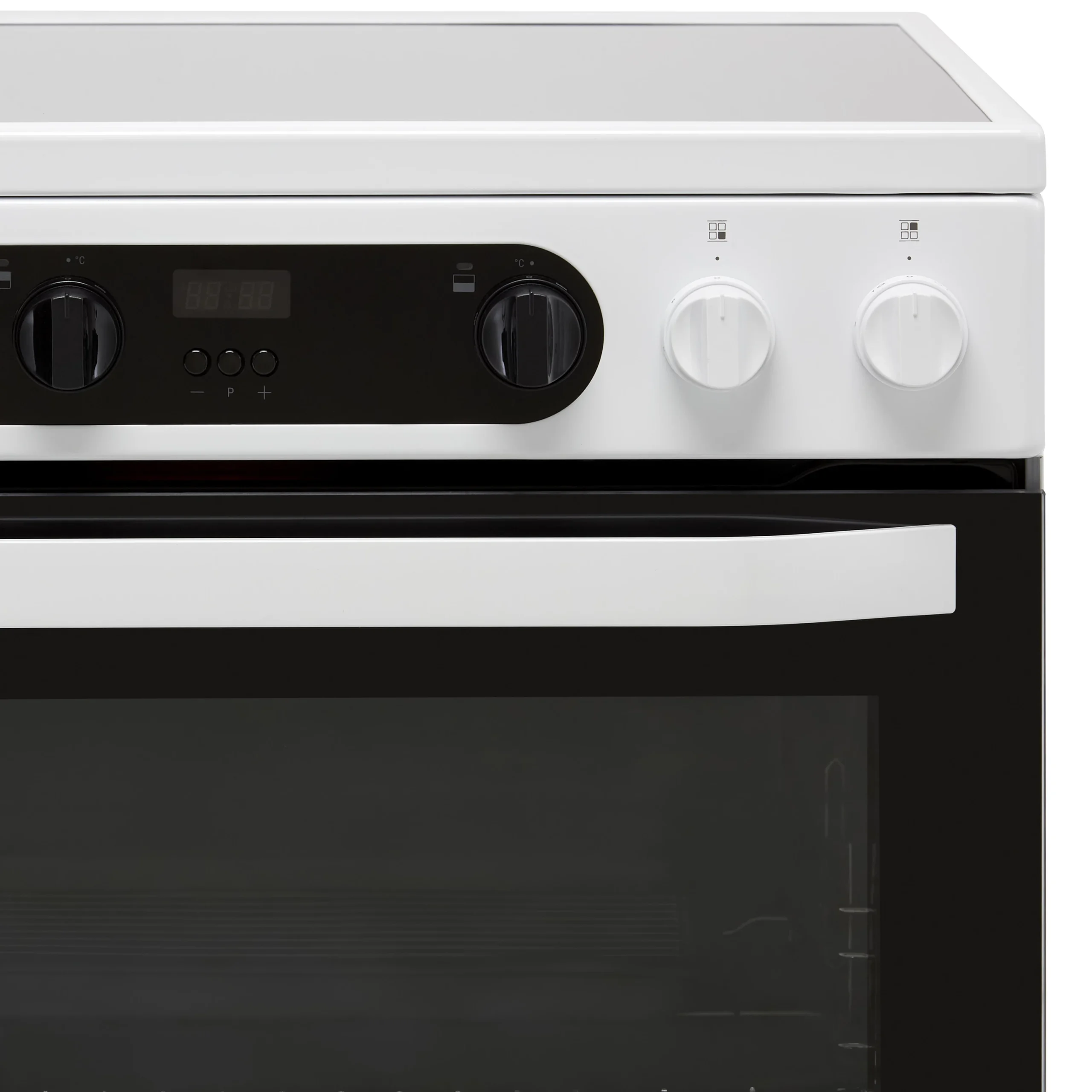 Hotpoint HDM67V9CMW/U_WH 60cm Double Electric Cooker With Ceramic Hob - White 7 Hotpoint HDM67V9CMW/U_WH 60cm Double Electric Cooker With Ceramic Hob - White - Image 5