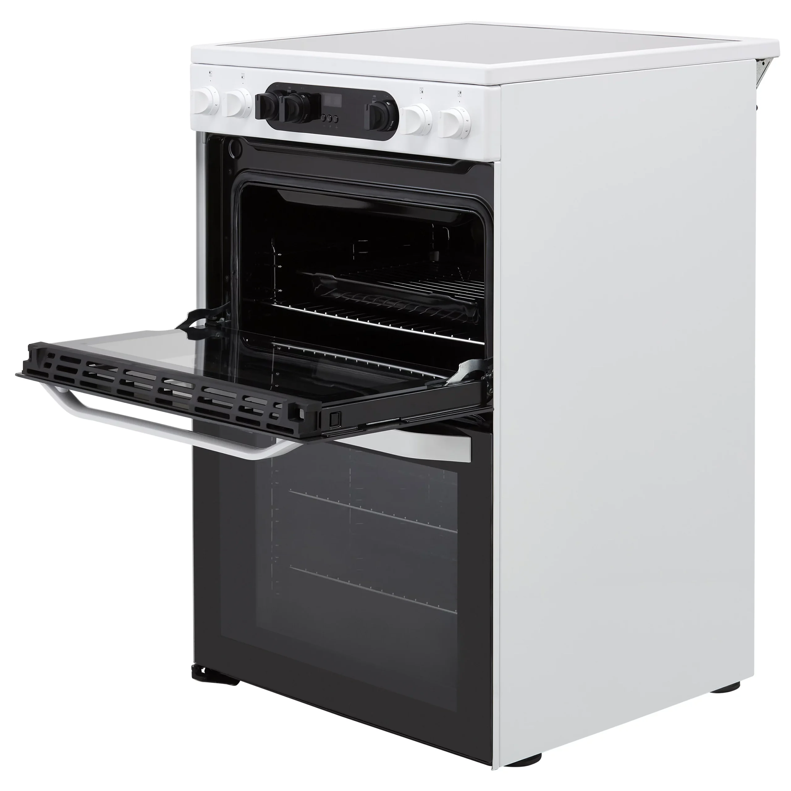 Hotpoint HDM67V9CMW/U_WH 60cm Double Electric Cooker With Ceramic Hob - White 8 Hotpoint HDM67V9CMW/U_WH 60cm Double Electric Cooker With Ceramic Hob - White - Image 6