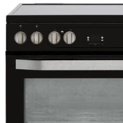 Hotpoint HDM67V9HCB/U_BK 60cm Double Electric Cooker With Ceramic Hob - Black -Prime Kitchen hotpoint hdm67v9hcb u bk 60cm double electric cooker with ceramic hob black5054645595068 02c bq