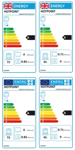 Hotpoint HDM67V9HCW/UK/1 60cm Double Electric Cooker With Ceramic Hob - White -Prime Kitchen hotpoint hdm67v9hcw uk 1 60cm double electric cooker with ceramic hob white5054645595037 EUP EN