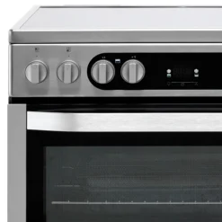 Hotpoint HDM67V9HCX/UK_SI 60cm Double Electric Cooker With Ceramic Hob - Silver Effect -Prime Kitchen hotpoint hdm67v9hcx uk si 60cm double electric cooker with ceramic hob silver effect5054645595075 02c bq