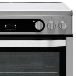 Hotpoint HDM67V9HCX/UK_SI 60cm Double Electric Cooker With Ceramic Hob - Silver Effect -Prime Kitchen hotpoint hdm67v9hcx uk si 60cm double electric cooker with ceramic hob silver effect5054645595075 03c bq