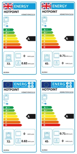 Hotpoint HDM67V9HCX/UK_SI 60cm Double Electric Cooker With Ceramic Hob - Silver Effect -Prime Kitchen hotpoint hdm67v9hcx uk si 60cm double electric cooker with ceramic hob silver effect5054645595075 EUP EN