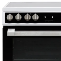 Hotpoint HDT67V9H2CW/UK_WH 60cm Double Electric Cooker With Ceramic Hob - White -Prime Kitchen hotpoint hdt67v9h2cw uk wh 60cm double electric cooker with ceramic hob white5054645594658 02c bq