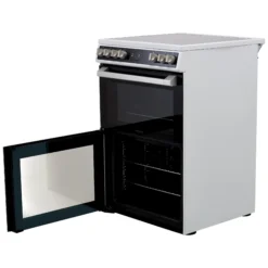 Hotpoint HDT67V9H2CW/UK_WH 60cm Double Electric Cooker With Ceramic Hob - White -Prime Kitchen hotpoint hdt67v9h2cw uk wh 60cm double electric cooker with ceramic hob white5054645594658 06c bq