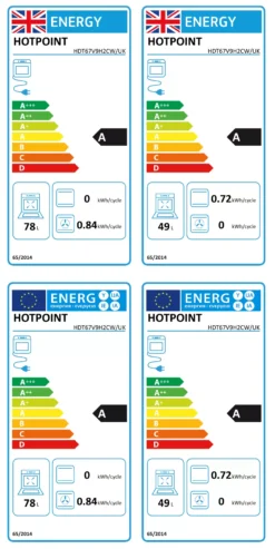 Hotpoint HDT67V9H2CW/UK_WH 60cm Double Electric Cooker With Ceramic Hob - White -Prime Kitchen hotpoint hdt67v9h2cw uk wh 60cm double electric cooker with ceramic hob white5054645594658 EUP EN