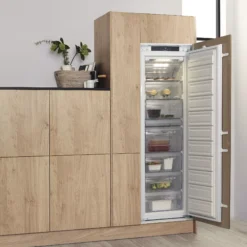 Hotpoint HF1801EF1UK Integrated Frost Free Freezer - Gloss White -Prime Kitchen hotpoint hf1801ef1uk integrated frost free freezer gloss white5054645613724 11i bq