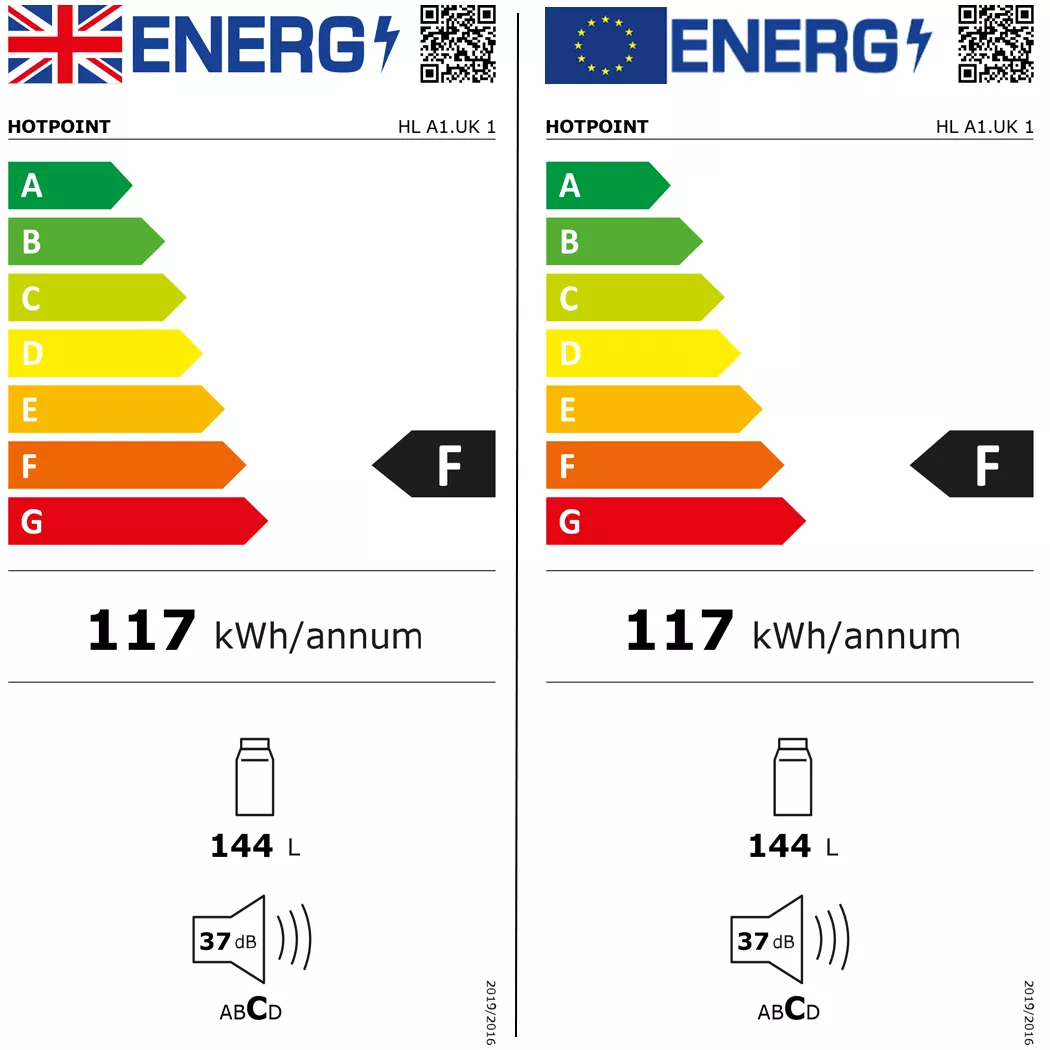 Hotpoint HLA1.UK1_SS Integrated Under Counter Fridge - White 4 Hotpoint HLA1.UK1_SS Integrated Under Counter Fridge - White - Image 2