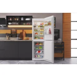 Hotpoint HTFC850TI1W1_WH 50:50 Freestanding Frost Free Fridge Freezer - White -Prime Kitchen hotpoint htfc850ti1w1 wh 50 50 freestanding frost free fridge freezer white5054645627615 06i bq