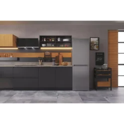 Hotpoint HTFC850TI1X1_GH 50:50 Freestanding Frost Free Fridge Freezer - Graphite -Prime Kitchen hotpoint htfc850ti1x1 gh 50 50 freestanding frost free fridge freezer graphite5054645627622 08i bq