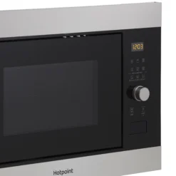 Hotpoint MF25GIXH_SSE Built-in Microwave With Grill - Stainless Steel Effect -Prime Kitchen hotpoint mf25gixh sse built in microwave with grill stainless steel effect5054645591558 03c bq