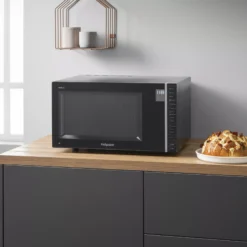 Hotpoint MWH301B_BK 30L Freestanding Microwave - Black -Prime Kitchen hotpoint mwh301b bk 30l freestanding microwave black5054645537044 06i bq