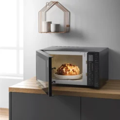 Hotpoint MWH301B_BK 30L Freestanding Microwave - Black -Prime Kitchen hotpoint mwh301b bk 30l freestanding microwave black5054645537044 07i bq