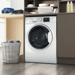 Hotpoint NDB8635WUK_WH 8kg/6kg Freestanding Condenser Washer Dryer - White -Prime Kitchen hotpoint ndb8635wuk wh 8kg 6kg freestanding condenser washer dryer white5054645651849 05i bq
