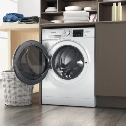 Hotpoint NDB9635WUK_WH 9kg/6kg Freestanding Condenser Washer Dryer - White -Prime Kitchen hotpoint ndb9635wuk wh 9kg 6kg freestanding condenser washer dryer white5054645651863 06i bq