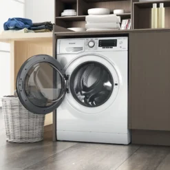 Hotpoint NDD9725DAUK_WH 9kg/7kg Freestanding Condenser Washer Dryer - White -Prime Kitchen hotpoint ndd9725dauk wh 9kg 7kg freestanding condenser washer dryer white5054645649372 06i bq