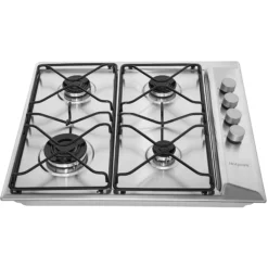 Hotpoint Newstyle PAN642IXH_SS 4 Burner Metal Gas Hob (W)580mm - Stainless Steel -Prime Kitchen hotpoint newstyle pan642ixh ss 4 burner metal gas hob w 580mm stainless steel5054645005208 04c bq