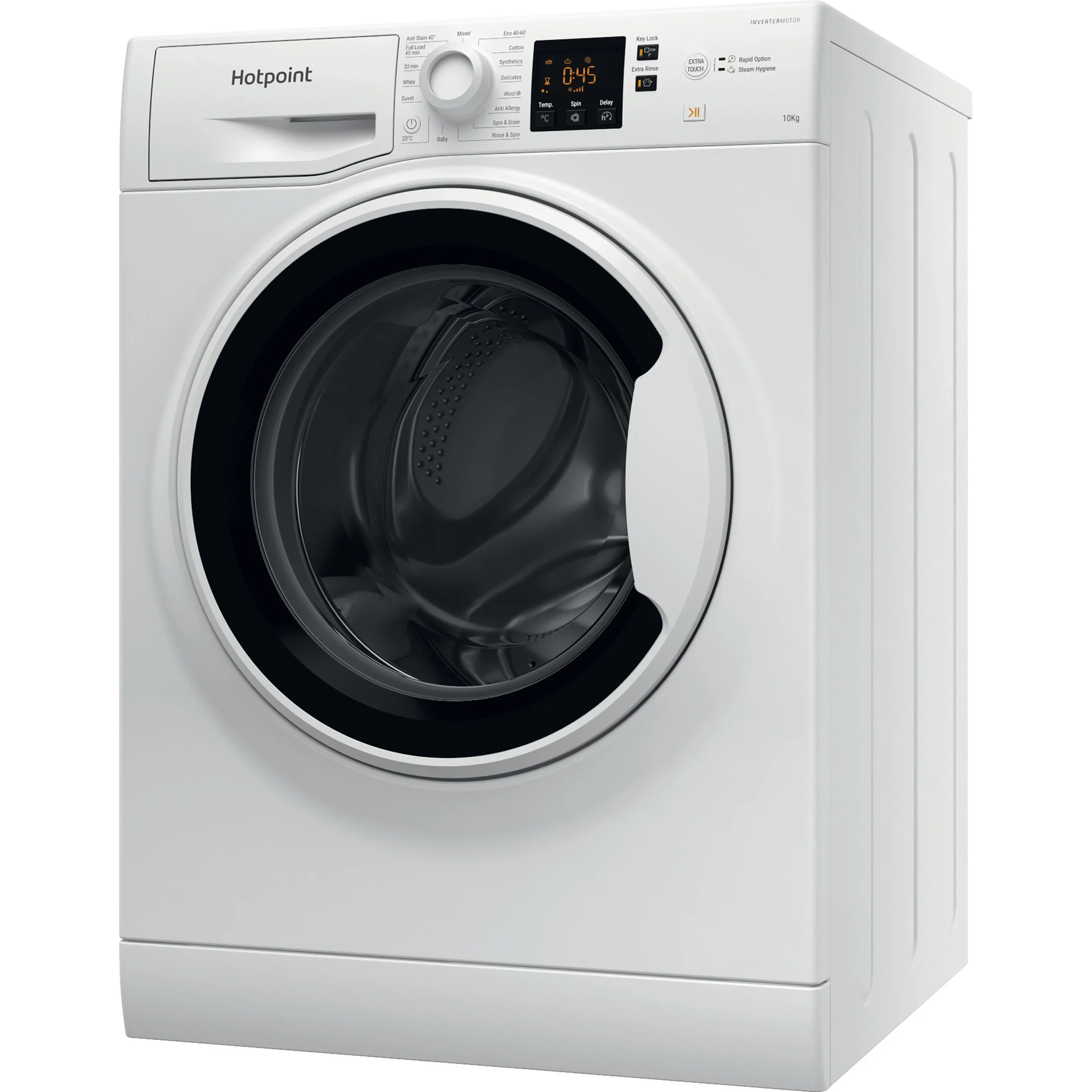 Hotpoint NSWA1045CWWUKN_WH 10kg Freestanding 1400rpm Washing Machine - White 5 Hotpoint NSWA1045CWWUKN_WH 10kg Freestanding 1400rpm Washing Machine - White - Image 3