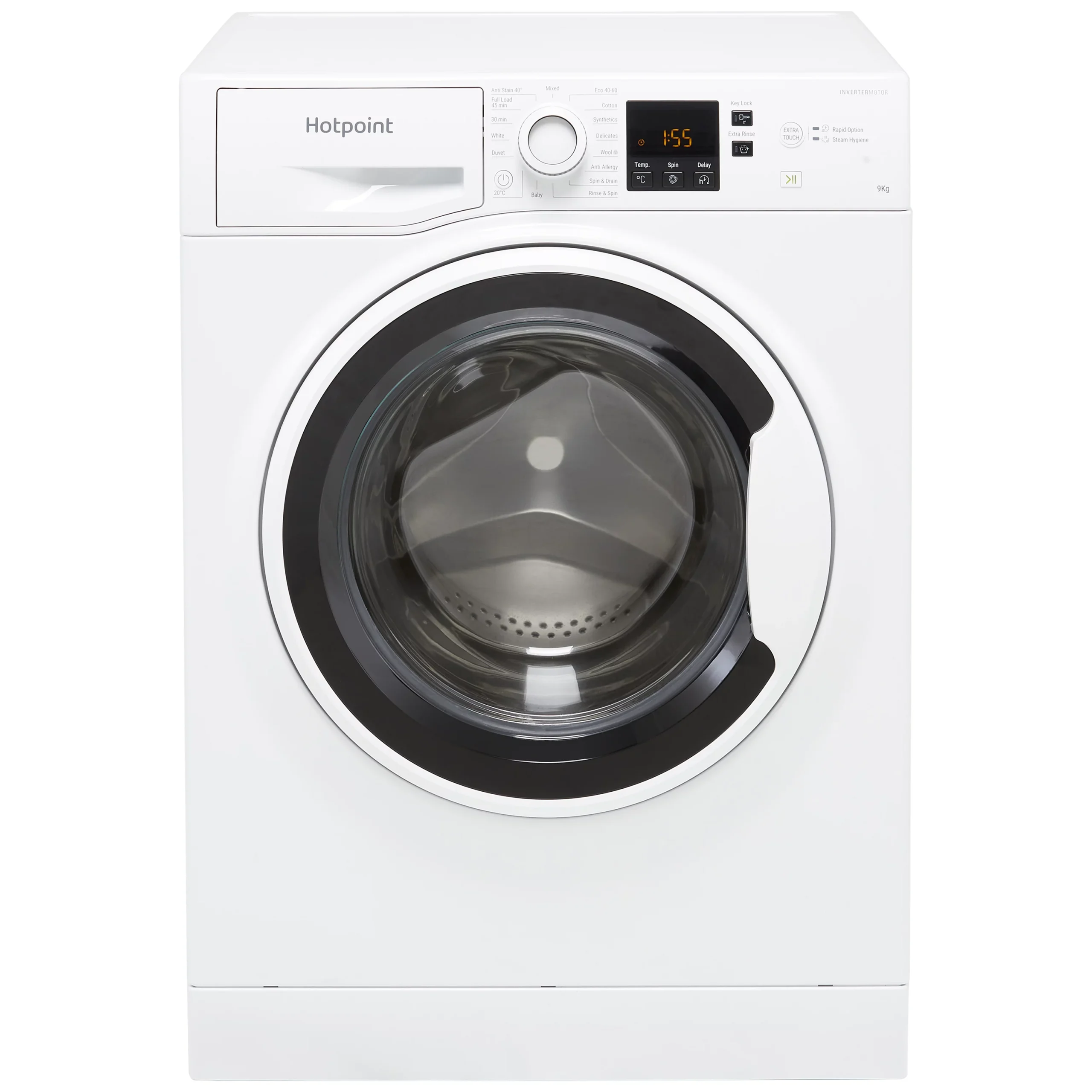 Hotpoint NSWA965CWWUKN_WH 9kg Freestanding 1600rpm Washing Machine - White 3 Hotpoint NSWA965CWWUKN_WH 9kg Freestanding 1600rpm Washing Machine - White