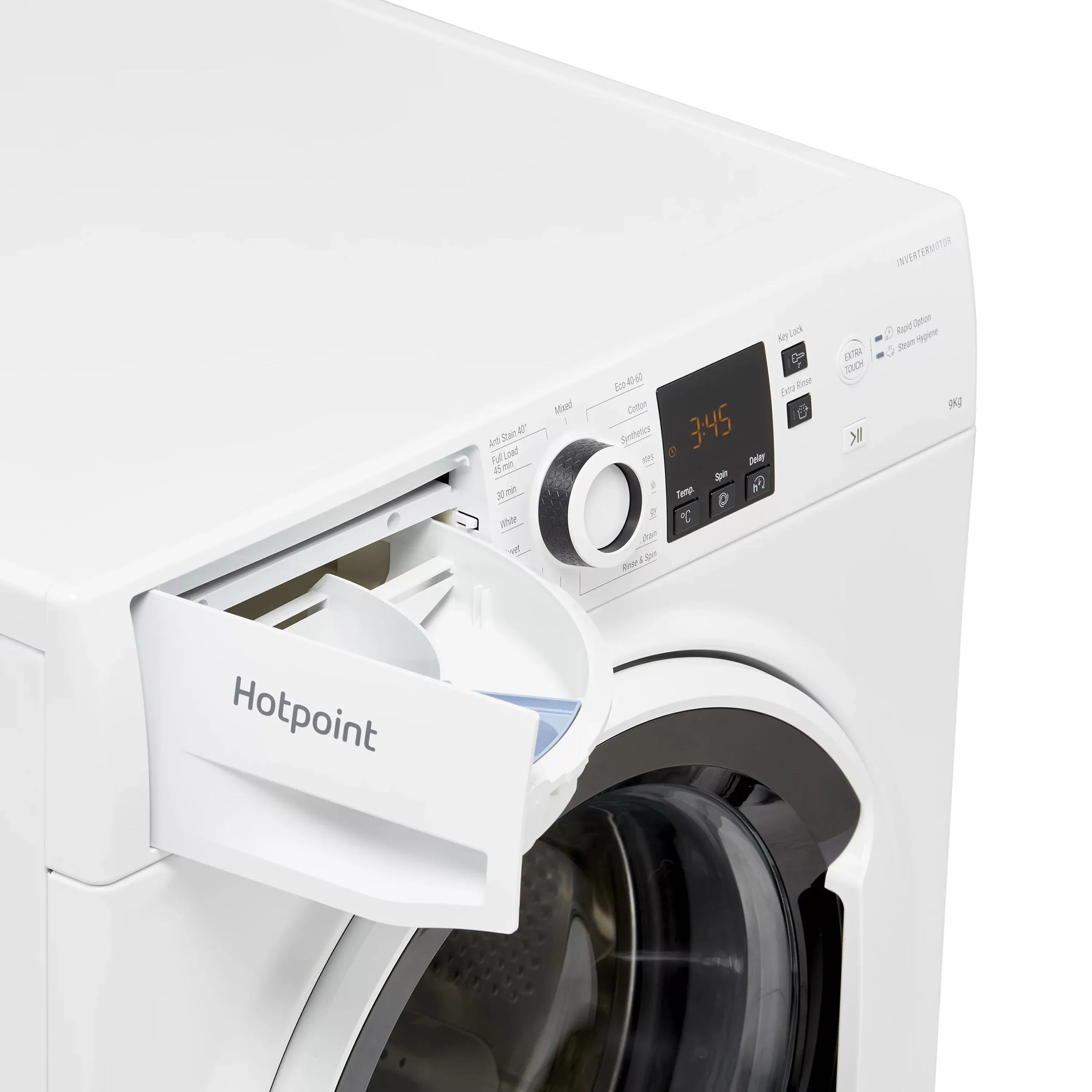 Hotpoint NSWA965CWWUKN_WH 9kg Freestanding 1600rpm Washing Machine - White 5 Hotpoint NSWA965CWWUKN_WH 9kg Freestanding 1600rpm Washing Machine - White - Image 3
