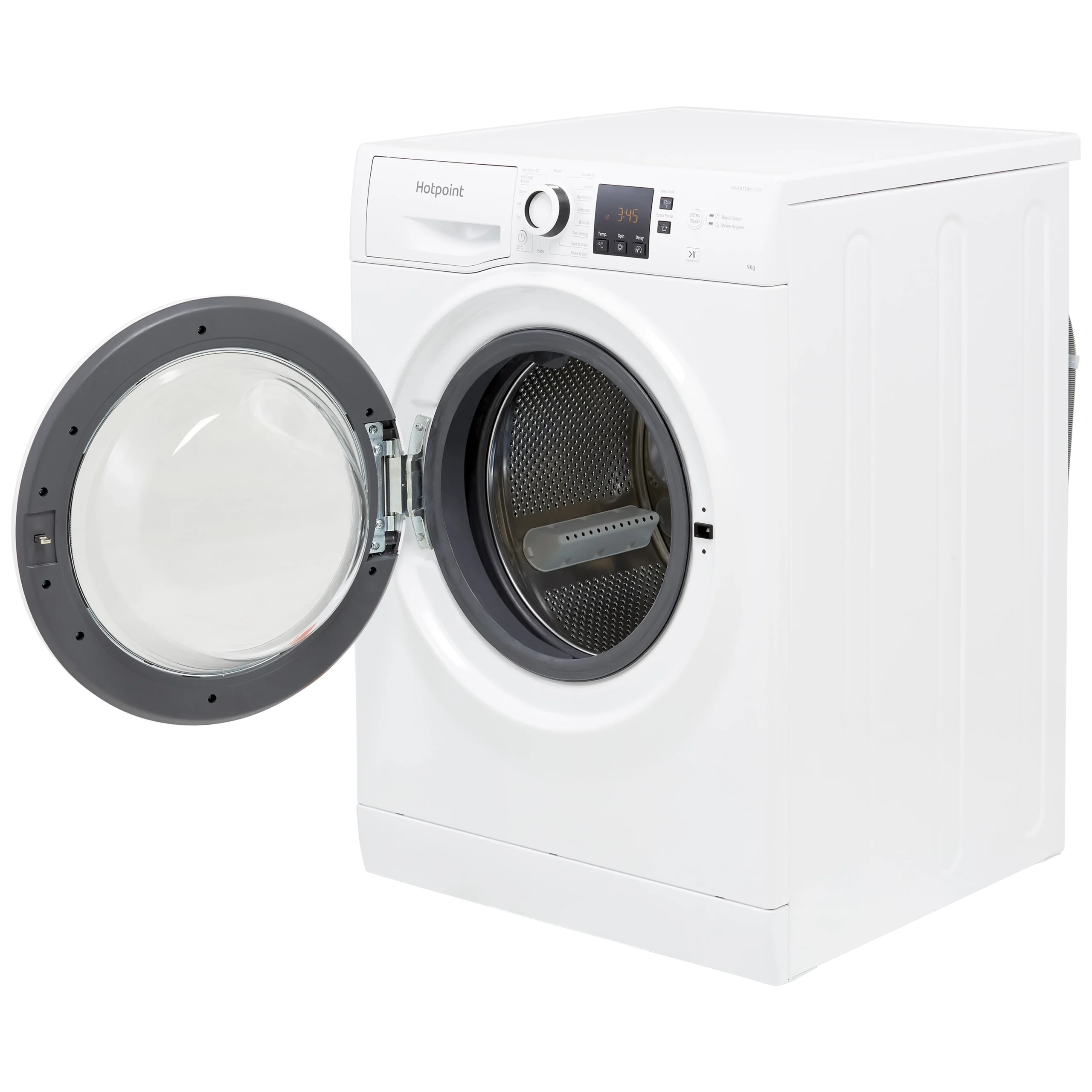 Hotpoint NSWA965CWWUKN_WH 9kg Freestanding 1600rpm Washing Machine - White 6 Hotpoint NSWA965CWWUKN_WH 9kg Freestanding 1600rpm Washing Machine - White - Image 4