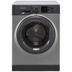 Hotpoint NSWM743UGGUKN_GH 7kg Freestanding 1400rpm Washing Machine - Graphite