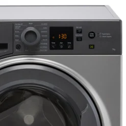Hotpoint NSWM743UGGUKN_GH 7kg Freestanding 1400rpm Washing Machine - Graphite -Prime Kitchen hotpoint nswm743uggukn gh 7kg freestanding 1400rpm washing machine graphite5054645637430 03c bq