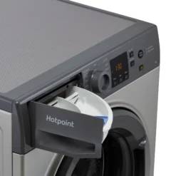 Hotpoint NSWM743UGGUKN_GH 7kg Freestanding 1400rpm Washing Machine - Graphite -Prime Kitchen hotpoint nswm743uggukn gh 7kg freestanding 1400rpm washing machine graphite5054645637430 04c bq