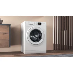 Hotpoint NSWM743UWUKN_WH 7kg Freestanding 1400rpm Washing Machine - White -Prime Kitchen hotpoint nswm743uwukn wh 7kg freestanding 1400rpm washing machine white5054645637836 09i bq