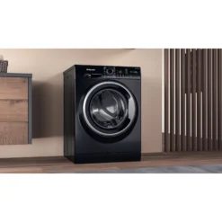 Hotpoint NSWM945CBSUKN_BK 9kg Freestanding 1400rpm Washing Machine - Black -Prime Kitchen hotpoint nswm945cbsukn bk 9kg freestanding 1400rpm washing machine black5054645645602 07i bq