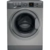 Hotpoint NSWM945CGGUKN_GH 9kg Freestanding 1400rpm Washing Machine - Graphite -Prime Kitchen hotpoint nswm945cggukn gh 9kg freestanding 1400rpm washing machine graphite5054645645633 01c bq