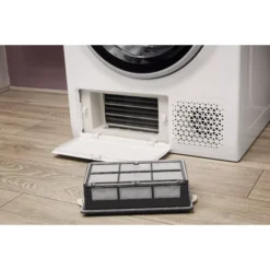 Hotpoint NTM1192SKUK 9kg Freestanding Heat Pump Tumble Dryer - White -Prime Kitchen hotpoint ntm1192skuk 9kg freestanding heat pump tumble dryer white5054645561407 12i bq