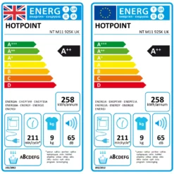 Hotpoint NTM1192SKUK 9kg Freestanding Heat Pump Tumble Dryer - White -Prime Kitchen hotpoint ntm1192skuk 9kg freestanding heat pump tumble dryer white5054645561407 EUP EN
