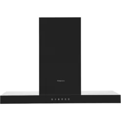 Hotpoint PHBS9.8CLTDK_BK Metal & Plastic Chimney Cooker Hood (W)89.8cm - Black