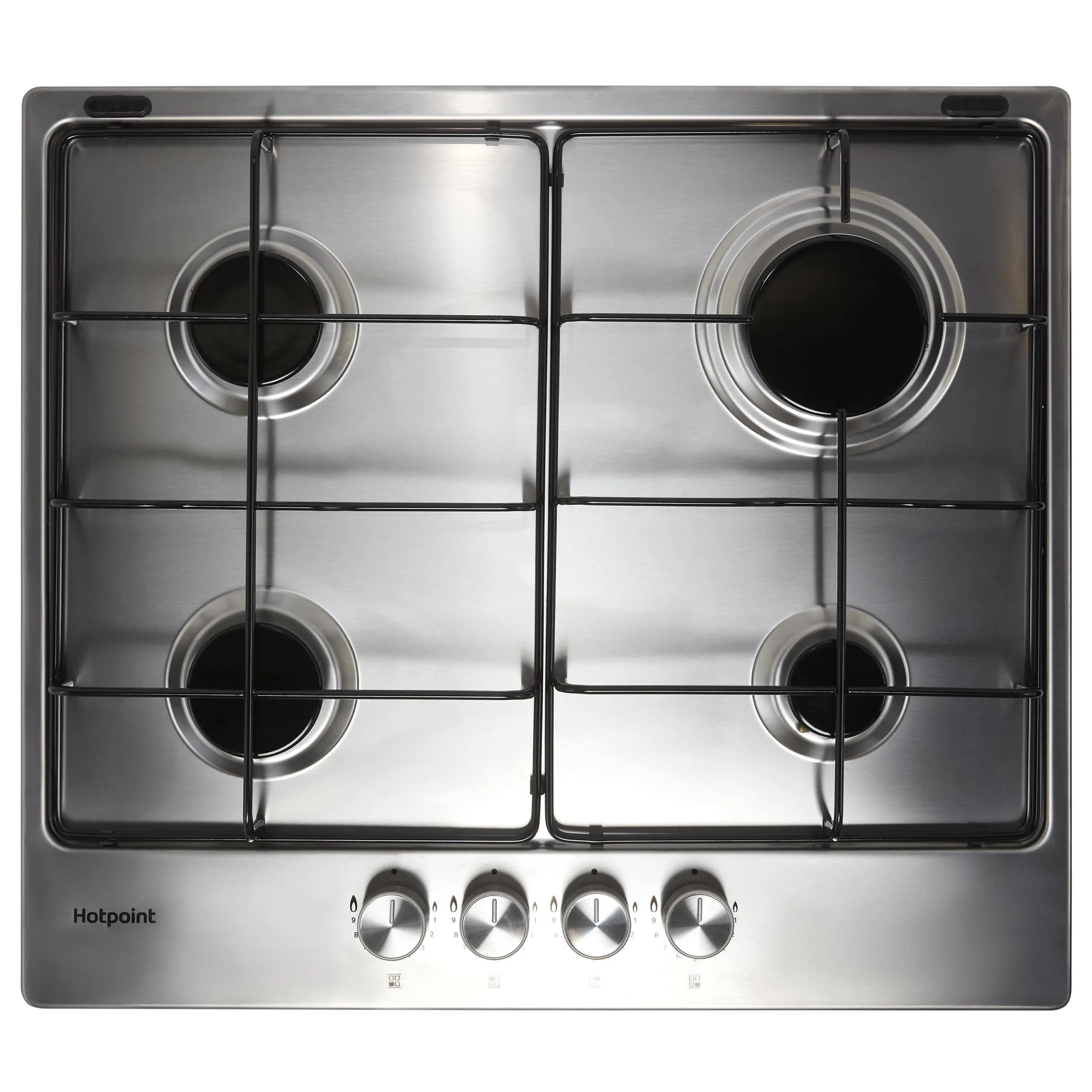 Hotpoint PPH60PFIXUK_SI 4 Burner Metal Gas Hob (W)590mm - Stainless Steel 3 Hotpoint PPH60PFIXUK_SI 4 Burner Metal Gas Hob (W)590mm - Stainless Steel