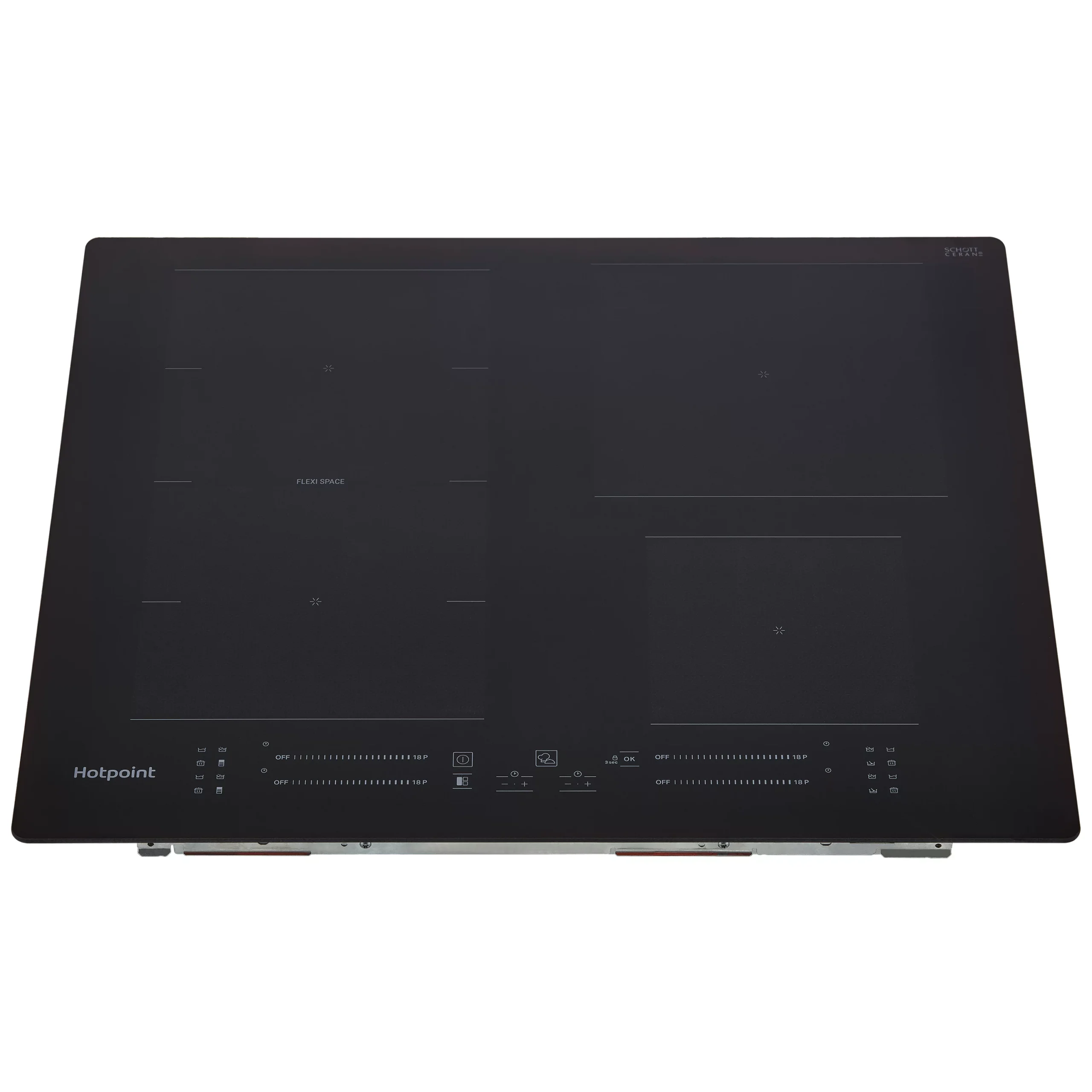 Hotpoint TS5760FNE_BK 4 Zone Metal Induction Hob (W)590mm - Black 4 Hotpoint TS5760FNE_BK 4 Zone Metal Induction Hob (W)590mm - Black - Image 2