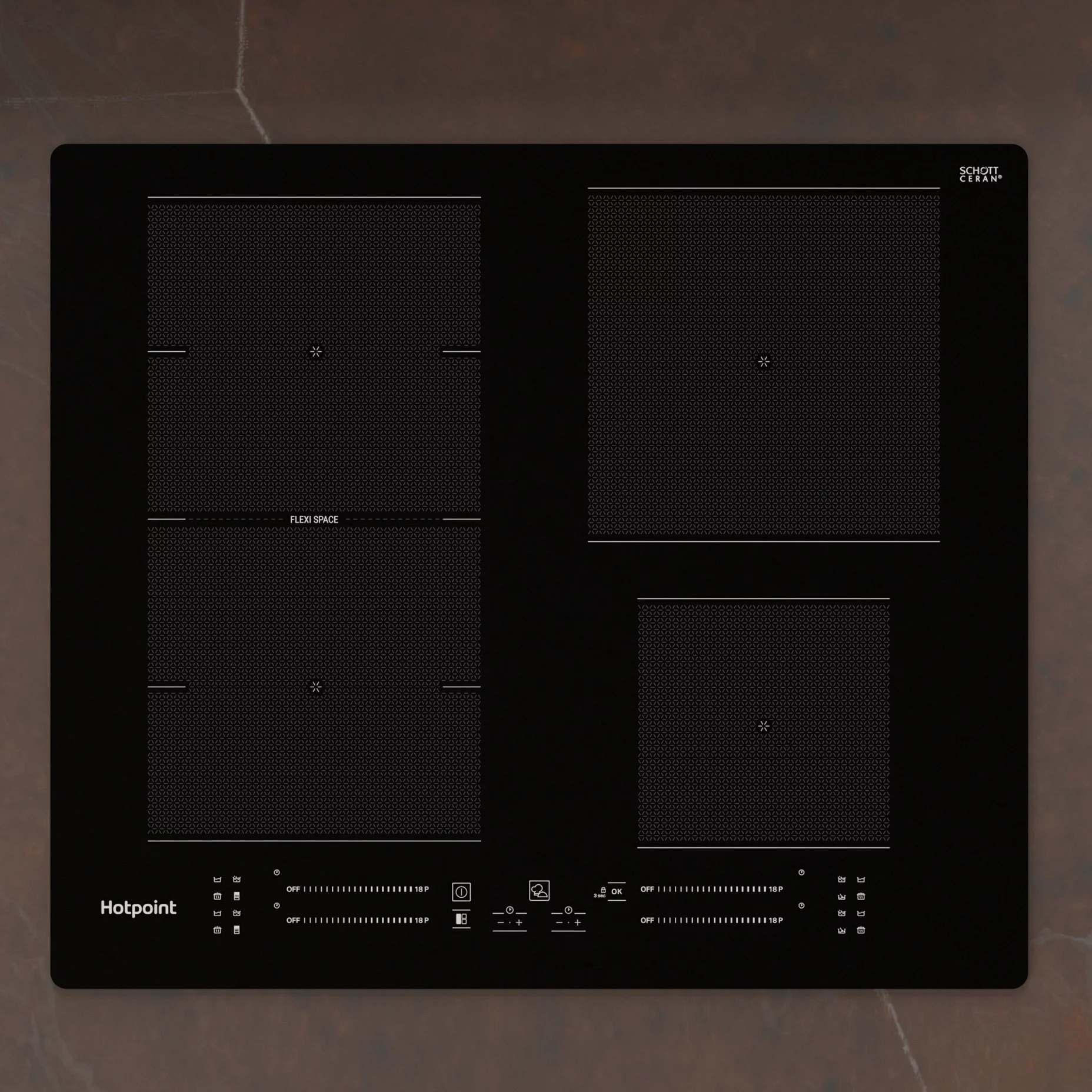 Hotpoint TS5760FNE_BK 4 Zone Metal Induction Hob (W)590mm - Black 6 Hotpoint TS5760FNE_BK 4 Zone Metal Induction Hob (W)590mm - Black - Image 4